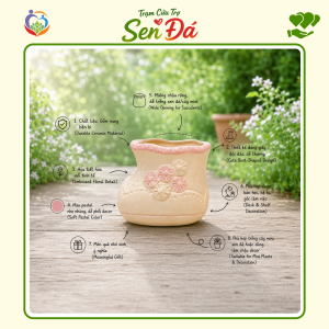 Chậu Gốm Mini Hình Giày