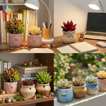 Chậu Sen Đá Mini Để Bàn