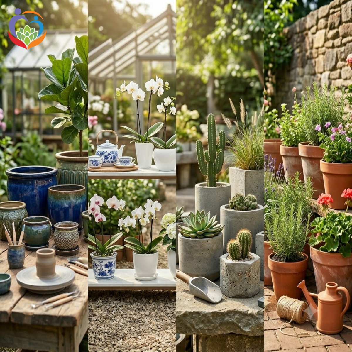 Chậu Sen Đá Mini Để Bàn