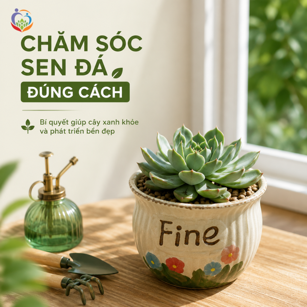 CHĂM SÓC SEN ĐÁ ĐÚNG CÁCH