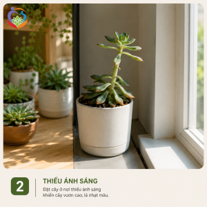 Sai lầm 2: Thiếu ánh sáng.