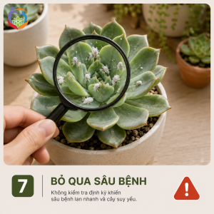 Sai lầm 7: Không kiểm tra cây thường xuyên
